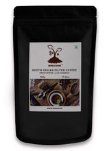 Load image into Gallery viewer, MokkaFarms Traditional South Indian Filter Coffee - 100% Pure Arabica | 0% Chicory | Fresh Roast &amp; Ground, Pure, Rich, Flavor, Aroma | Farm to Fork, Estate Coffee | One-way Valve Zip-lock Bag |