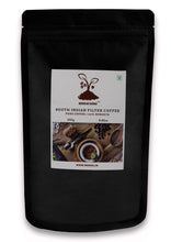 Load image into Gallery viewer, MokkaFarms Robusta South Indian Filter Coffee | 100% Robusta Blend | 0% Chicory | Rich, Flavourful &amp; Aromatic | Farm to Fork | Freshly Roast &amp; Ground, Single Origin Coffee | One-way Valve Zip-lock Bag/ Pouch |