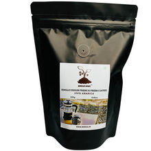 Load image into Gallery viewer, MokkaFarms Premium 100% Pure Arabica/ Robusta/ Blend Ground Coffee - French Press | Fresh &amp; Single Origin | Plantation A/AA Beans | Rich, Flavourful &amp; Aromatic | One Way Valve Zip-Lock Bag |