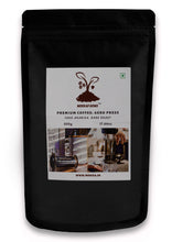 Load image into Gallery viewer, MokkaFarms Premium 100% Pure Arabica/ Robusta/ Blend Ground Coffee - Aero Press | Fresh &amp; Single Origin | Plantation A/AA Beans | Rich, Flavourful &amp; Aromatic | One Way Valve Zip-Lock Bag |