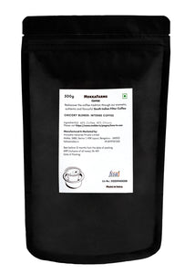 MokkaFarms Traditional South Indian Filter Coffee - Intense Coffee | 60% Coffee, 40% Chicory | Fresh Roast & Ground, Strong, Flavour | Farm to Fork, Estate Coffee | One-way Valve Zip-lock Bag |