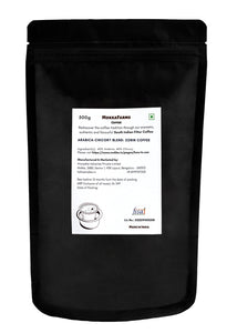 MokkaFarms Traditional South Indian Filter Coffee - Zorin Coffee | 60% Arabica - 40% Chicory Blend | Freshly Roast & Ground, Strong & Flavourful | Farm to Fork | One-way Valve Zip-lock Bag |